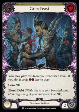 Grim Feast (Yellow) (Regular) - Dusk till Dawn (Rare) [DTD-176]