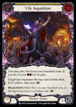 Vile Inquisition (Yellow) (Regular) - Dusk till Dawn (Rare) [DTD-179]