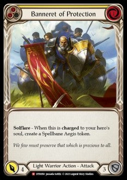 Banneret of Protection (Rainbow Foil) - Dusk till Dawn (Majestic) [DTD-050]