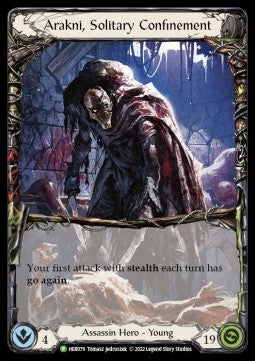 Arakni, Solitary Confinement (Cold Foil) - Hero Promos (Promo) [HER-079]