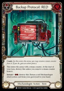 Backup Protocol: RED (Rainbow Foil) - Bright Lights (Common) [EVO-081]