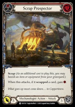 Scrap Prospector (Red) (Rainbow Foil) - Bright Lights (Common) [EVO-135]