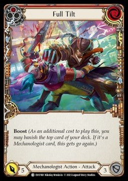Full Tilt (Red) (Rainbow Foil) - Bright Lights (Common) [EVO-168]