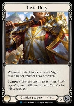 Civic Duty (Regular) - Round the Table: TCC x LSS (Rare) [TCC-031]