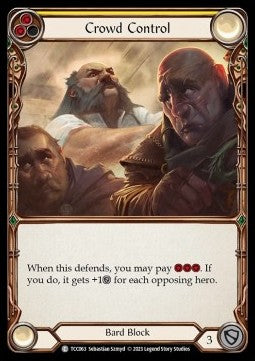 Crowd Control (Yellow) (Regular) - Round the Table: TCC x LSS (Common) [TCC-063]