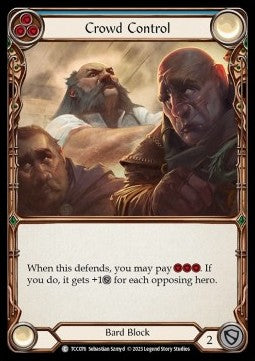 Crowd Control (Blue) (Regular) - Round the Table: TCC x LSS (Common) [TCC-076]