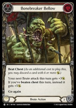 Bonebreaker Bellow (Red) (Regular) - Heavy Hitters (Common) [HVY-041]
