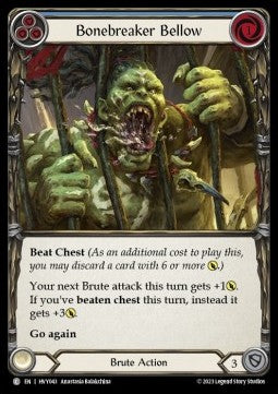 Bonebreaker Bellow (Blue) (Regular) - Heavy Hitters (Common) [HVY-043]