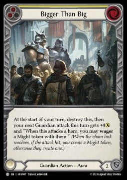 Bigger Than Big (Yellow) (Rainbow Foil) - Heavy Hitters (Common) [HVY-087]