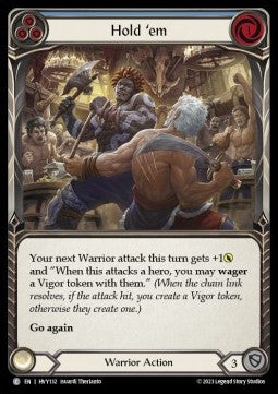 Hold 'em (Blue) (Regular) - Heavy Hitters (Common) [HVY-132]