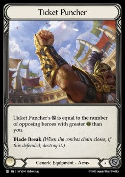 Ticket Puncher (Cold Foil) - Heavy Hitters (Common) [HVY-204]