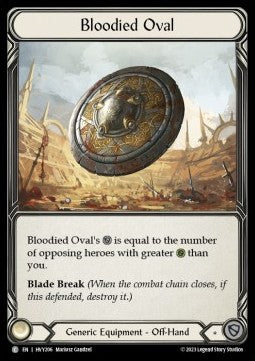 Bloodied Oval (Regular) - Heavy Hitters (Common) [HVY-206]