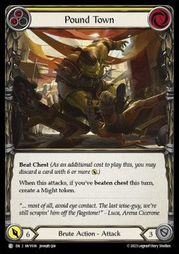 Pound Town (Yellow) (Regular) - Heavy Hitters (Common) [HVY-036]