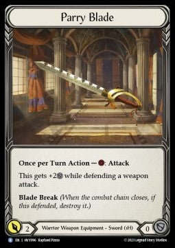Parry Blade (Regular) - Heavy Hitters (Rare) [HVY-096]