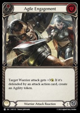 Agile Engagement (Red) (Rainbow Foil) - Heavy Hitters (Common) [HVY-115]