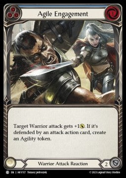Agile Engagement (Blue) (Rainbow Foil) - Heavy Hitters (Common) [HVY-117]