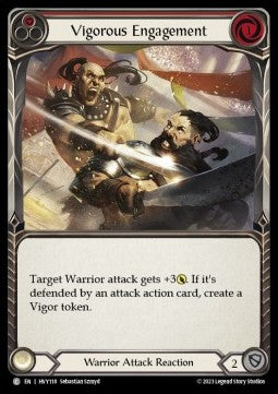 Vigorous Engagement (Red) (Rainbow Foil) - Heavy Hitters (Common) [HVY-118]
