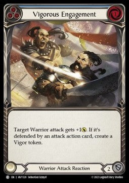Vigorous Engagement (Blue) (Rainbow Foil) - Heavy Hitters (Common) [HVY-120]