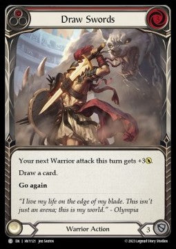 Draw Swords (Red) (Regular) - Heavy Hitters (Common) [HVY-121]