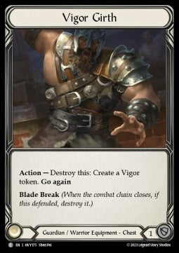 Vigor Girth (Cold Foil) - Heavy Hitters (Common) [HVY-175]