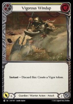 Vigorous Windup (Yellow) (Rainbow Foil) - Heavy Hitters (Common) [HVY-187]