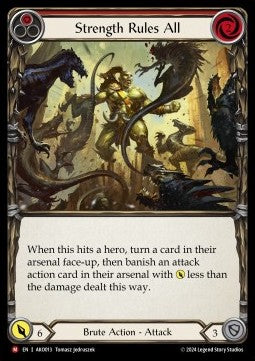 Strength Rules All (Rainbow Foil) - Armory Deck: Kayo (Majestic) [AKO-013]
