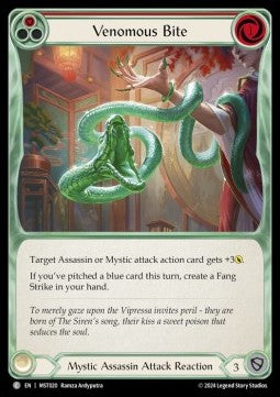 Venomous Bite (Red) (Regular) - Part the Mistveil (Common) [MST-020]