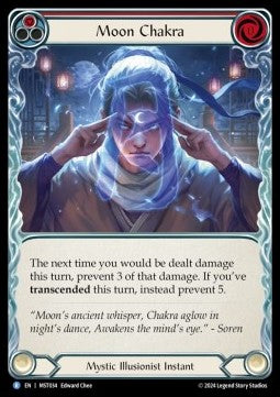 Moon Chakra (Red) (Regular) - Part the Mistveil (Rare) [MST-034]