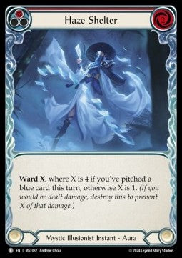 Haze Shelter (Red) (Regular) - Part the Mistveil (Common) [MST-037]