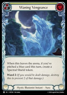 Waning Vengeance (Yellow) (Regular) - Part the Mistveil (Common) [MST-041]