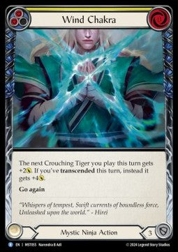 Wind Chakra (Yellow) (Regular) - Part the Mistveil (Rare) [MST-055]