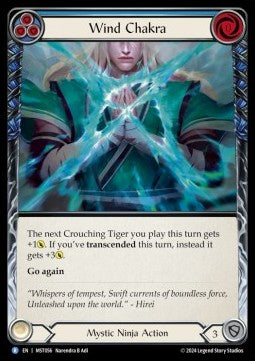 Wind Chakra (Blue) (Regular) - Part the Mistveil (Rare) [MST-056]