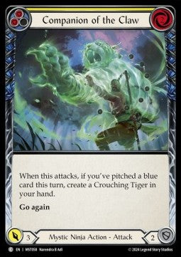 Companion of the Claw (Yellow) (Regular) - Part the Mistveil (Common) [MST-058]