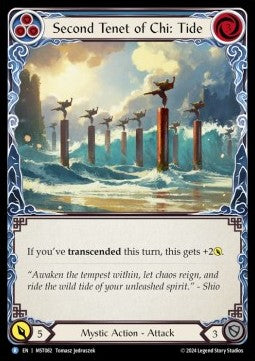 Second Tenet of Chi: Tide (Rainbow Foil) - Part the Mistveil (Rare) [MST-082]