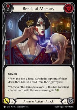 Bonds of Memory (Red) (Regular) - Part the Mistveil (Common) [MST-115]