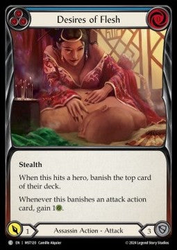 Desires of Flesh (Blue) (Regular) - Part the Mistveil (Common) [MST-120]