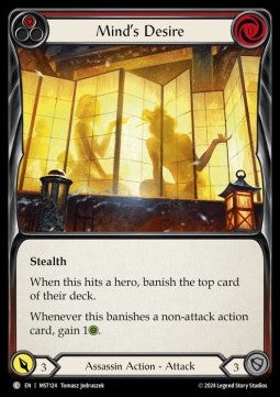 Mind's Desire (Red) (Regular) - Part the Mistveil (Common) [MST-124]