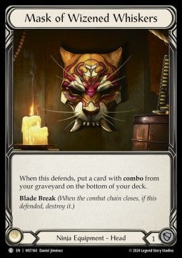Mask of Wizened Whiskers (Regular) - Part the Mistveil (Common) [MST-160]