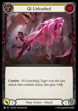 Qi Unleashed (Yellow) (Regular) - Part the Mistveil (Rare) [MST-168]