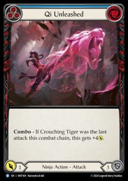 Qi Unleashed (Blue) (Regular) - Part the Mistveil (Rare) [MST-169]