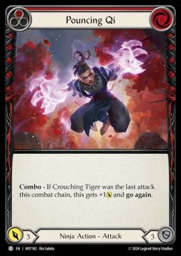 Pouncing Qi (Red) (Regular) - Part the Mistveil (Common) [MST-182]