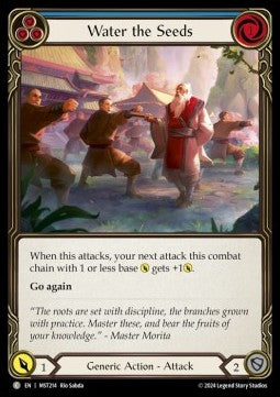 Water the Seeds (Blue) (Rainbow Foil) - Part the Mistveil (Common) [MST-214]
