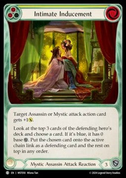 Intimate Inducement (Yellow) (Rainbow Foil) - Part the Mistveil (Common) [MST-018]