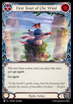 First Tenet of Chi: Wind (Rainbow Foil) - Part the Mistveil (Common) [MST-094]