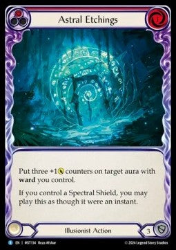 Astral Etchings (Red) (Regular) - Part the Mistveil (Rare) [MST-134]