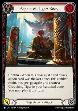 Aspect of Tiger: Body (Regular) - Part the Mistveil (Rare) [MST-164]