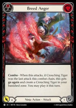 Breed Anger (Red) (Regular) - Part the Mistveil (Common) [MST-176]