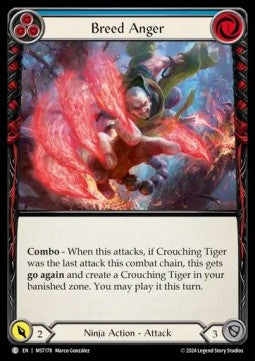 Breed Anger (Blue) (Regular) - Part the Mistveil (Common) [MST-178]