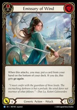 Emissary of Wind (Regular) - Part the Mistveil (Rare) [MST-199]