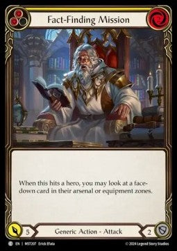 Fact-Finding Mission (Yellow) (Rainbow Foil) - Part the Mistveil (Common) [MST-207]